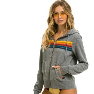 Aviator Nation 5 Stripe Hoodie